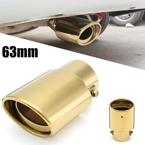 motorcycle exhaust system gold stainless steel universal car rear round pipe tail muffler tip accessories
motorcycle exhaust system gold stainless steel universal car rear round pipe tail muffler tip accessories