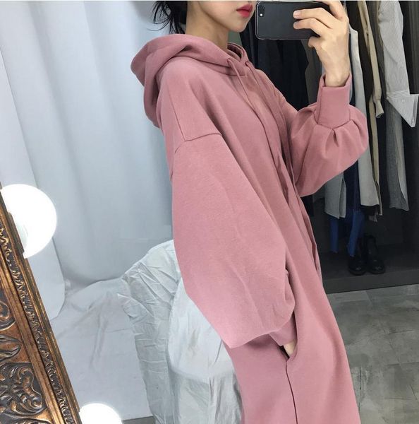 new 2021 autumn winter warm long-sleeved woman clothing hooded loose pocket simple casual lady vesdies sweatshirt 48h6, Black;gray
new 2021 autumn winter warm long-sleeved woman clothing hooded loose pocket simple casual lady vesdies sweatshirt 48h6, Black;gray