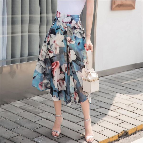 women's pants & capris xia 2021 chiffon floral high waist was thin and section loose nine points ice silk wide leg women, Black;white
women's pants & capris xia 2021 chiffon floral high waist was thin and section loose nine points ice silk wide leg women, Black;white