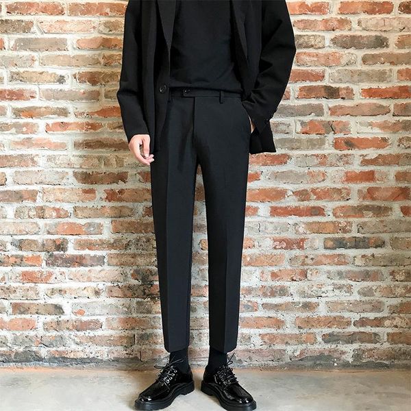 men's suits & blazers mens casual fashions slim fit dress pants temperament spring autumn business suit pantalones hombre men clothing, White;black
men's suits & blazers mens casual fashions slim fit dress pants temperament spring autumn business suit pantalones hombre men clothing, White;black