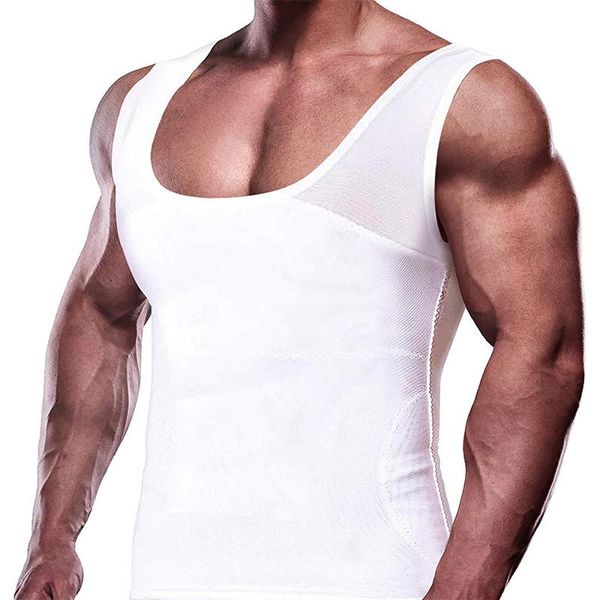 gym clothing neew men shirt vest slimming underwear body shaper tight tank waist trainer tummy control girdle chest compression, White;black
gym clothing neew men shirt vest slimming underwear body shaper tight tank waist trainer tummy control girdle chest compression, White;black