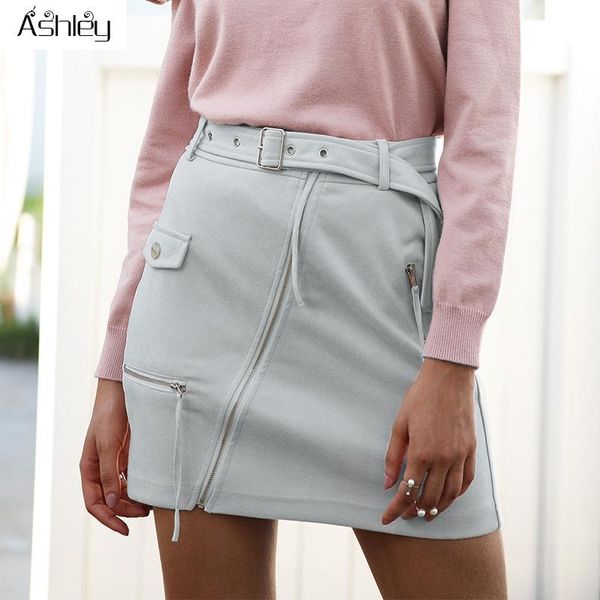 ashley suede zipper mini skirt women streetwear motorcycle belt pencil skirt fashion elegant winter short female, Black
ashley suede zipper mini skirt women streetwear motorcycle belt pencil skirt fashion elegant winter short female, Black