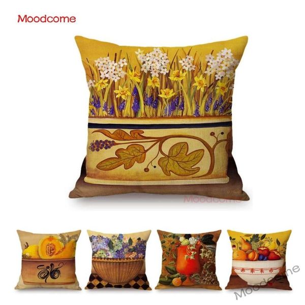 cushion/decorative pillow still life oil painting daffodil flower fruits country kitchen art sofa throw case cotton linen decor cushio
cushion/decorative pillow still life oil painting daffodil flower fruits country kitchen art sofa throw case cotton linen decor cushio