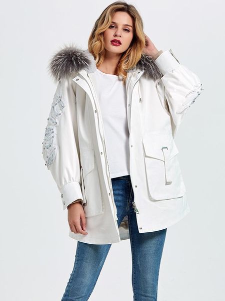 women's fur & faux 2021 heavy nail beaded sequin wing pie overcomes the winter model of hare inner bile removable short, Black
women's fur & faux 2021 heavy nail beaded sequin wing pie overcomes the winter model of hare inner bile removable short, Black