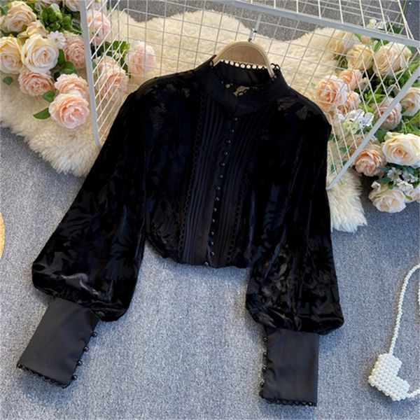 elegant hooky bow flower drops blouse long sleeve flashlight shirts spring 2021 new female shirt bw4k, Black
elegant hooky bow flower drops blouse long sleeve flashlight shirts spring 2021 new female shirt bw4k, Black