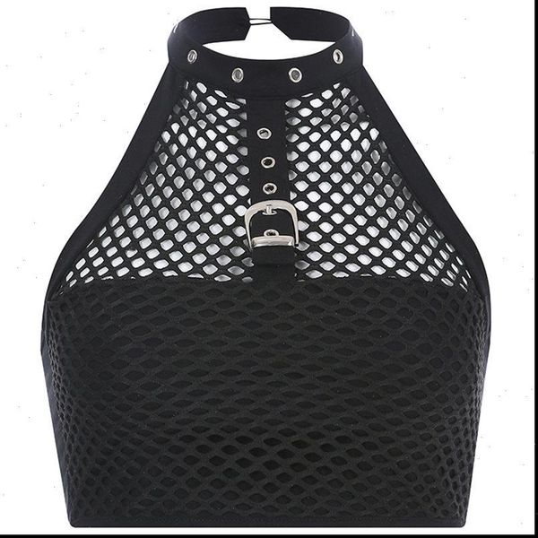 summer mesh gothic hollow out women trendy black crop club streetwear buckle punk cool girl backless goth tank, White
summer mesh gothic hollow out women trendy black crop club streetwear buckle punk cool girl backless goth tank, White