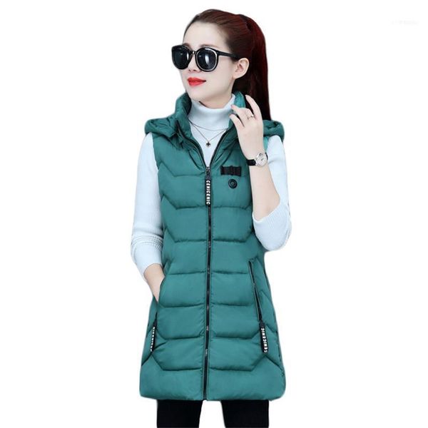 vest women green plus size 2021 winter sleeveless down cotton coats korean slim letter detachable hooded long jackets jd9711, Black;white
vest women green plus size 2021 winter sleeveless down cotton coats korean slim letter detachable hooded long jackets jd9711, Black;white