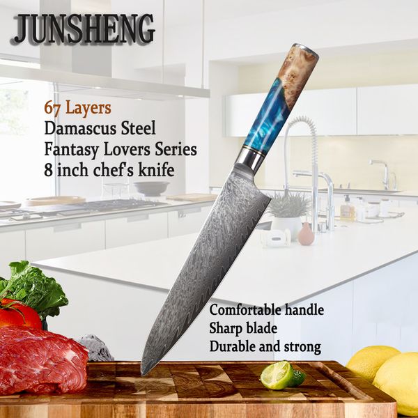 junsheng 10-inch multi-function kitchen knife 67 layers damascus steel chef's knife butcher knife shade wooden handle
junsheng 10-inch multi-function kitchen knife 67 layers damascus steel chef's knife butcher knife shade wooden handle
