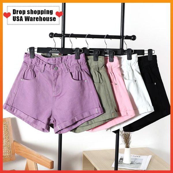 oushang candy color black high waist jeans shorts women's summer shorts loose wide leg jean short casual white denim, White;black
oushang candy color black high waist jeans shorts women's summer shorts loose wide leg jean short casual white denim, White;black