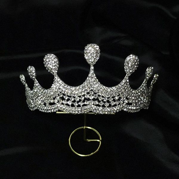 hair clips & barrettes baroque crowns for women fashion wedding bridal tiars jewelry accessories simple alloy diamond-studded bride headwear, Golden;silver
hair clips & barrettes baroque crowns for women fashion wedding bridal tiars jewelry accessories simple alloy diamond-studded bride headwear, Golden;silver
