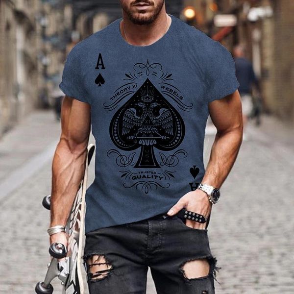 men's t-shirts 3d printing t-shirt round neck shirt fashion poker print short sleeve summer streetwear s-3xl, White;black
men's t-shirts 3d printing t-shirt round neck shirt fashion poker print short sleeve summer streetwear s-3xl, White;black