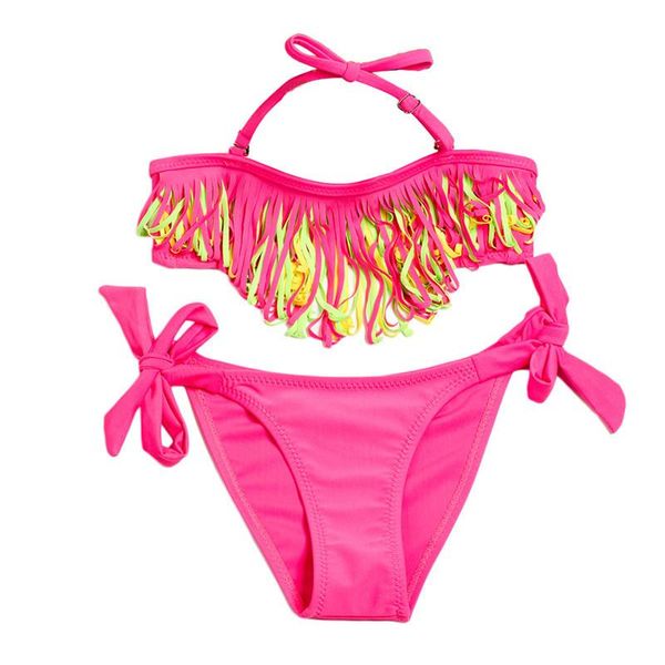 4-14 years girls bikini set two piece swimwear kids girls bikini skirt low waist swimsuit tassel children swimming suit, Black
4-14 years girls bikini set two piece swimwear kids girls bikini skirt low waist swimsuit tassel children swimming suit, Black