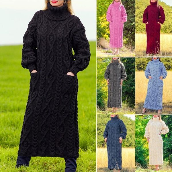 plus size long knitted sweaters dress women winter fashion turtleneck pullovers pockets woman sweaters lugentolo, White;black
plus size long knitted sweaters dress women winter fashion turtleneck pullovers pockets woman sweaters lugentolo, White;black