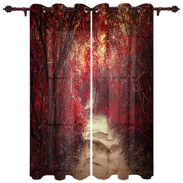 exquisite home curtains jungle red autumn living room bedroom kitchen translucent polyester decorative curtains
exquisite home curtains jungle red autumn living room bedroom kitchen translucent polyester decorative curtains