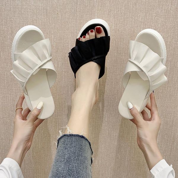 slippers high-heeled shoes lady ladies' platform on a wedge med slipers women luxury slides 2021 designer flat fashion pu, Black
slippers high-heeled shoes lady ladies' platform on a wedge med slipers women luxury slides 2021 designer flat fashion pu, Black