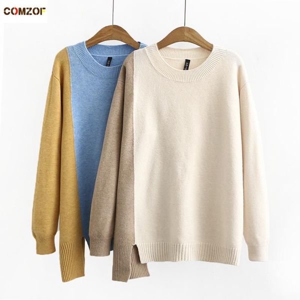 women's sweaters irregular patchwork woman long sleeve pullover autumn winter jumper plus size casual knitted clothing mulher blusas 5x, White;black
women's sweaters irregular patchwork woman long sleeve pullover autumn winter jumper plus size casual knitted clothing mulher blusas 5x, White;black