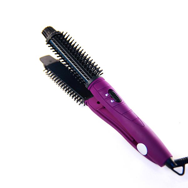 ukliss 3 in 1 straightener curler and brush waver ceramic corn curls heating comb magic roller flat iron hair straight, Black
ukliss 3 in 1 straightener curler and brush waver ceramic corn curls heating comb magic roller flat iron hair straight, Black