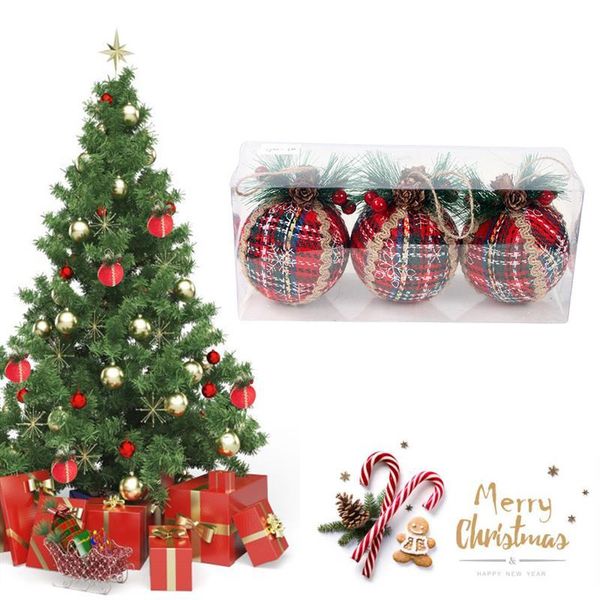 party decoration 3pcs christmas foam ball pendants simulation pine nuts cloth red lattice tree home decorations navidad
party decoration 3pcs christmas foam ball pendants simulation pine nuts cloth red lattice tree home decorations navidad