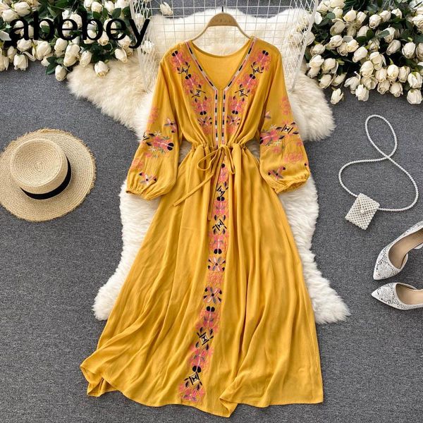 casual dresses women retro embroidery dress fashion puff sleeve v neck a-line autumn bohemian vacation midi, Black;gray
casual dresses women retro embroidery dress fashion puff sleeve v neck a-line autumn bohemian vacation midi, Black;gray