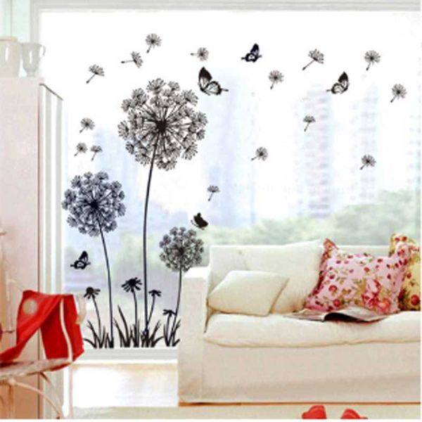 wall stickers black dandelion sticker butterflies on the living room bedroom window decoration mural art decals home decor
wall stickers black dandelion sticker butterflies on the living room bedroom window decoration mural art decals home decor