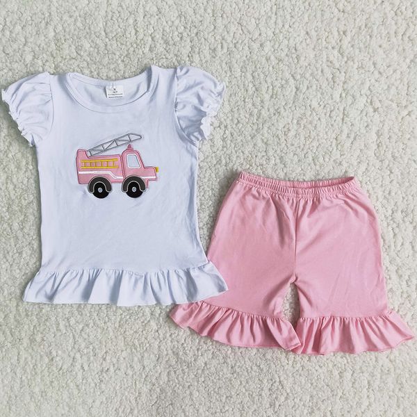 new design baby girls summer clothing embroidery boutique girls shorts outfits bubble sleeves toddler baby girl children clothes sets rts, White
new design baby girls summer clothing embroidery boutique girls shorts outfits bubble sleeves toddler baby girl children clothes sets rts, White