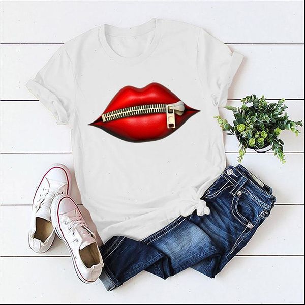 lips womens t shirts short sleeve t shirts vintage creativity zipper lips t shirt women harajuku casual tee, White
lips womens t shirts short sleeve t shirts vintage creativity zipper lips t shirt women harajuku casual tee, White