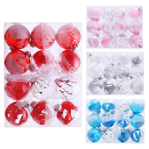 party decoration 8cm 12pcs christmas ball ornaments xmas tree decor balls pendants decorative shatterproof hanging baubles pink white
party decoration 8cm 12pcs christmas ball ornaments xmas tree decor balls pendants decorative shatterproof hanging baubles pink white