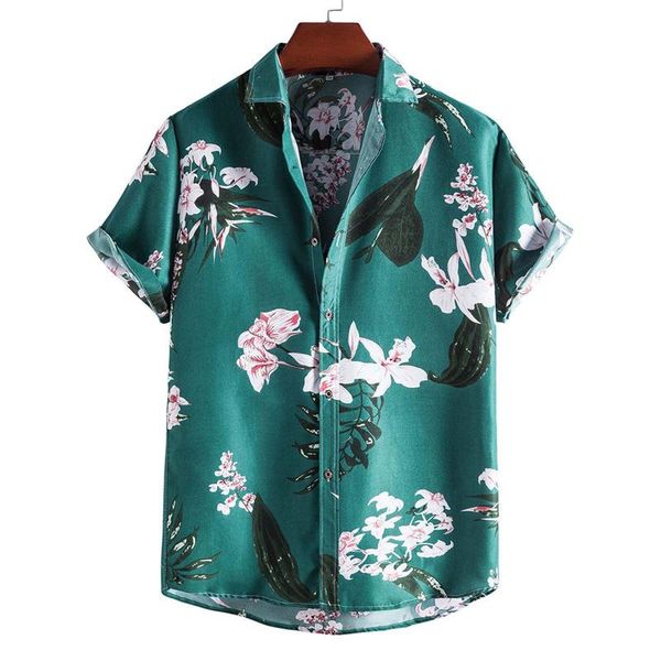 men's casual shirts summer shirt men short sleeve floral vacation hawaii male flower print beach holiday blouse, White;black
men's casual shirts summer shirt men short sleeve floral vacation hawaii male flower print beach holiday blouse, White;black
