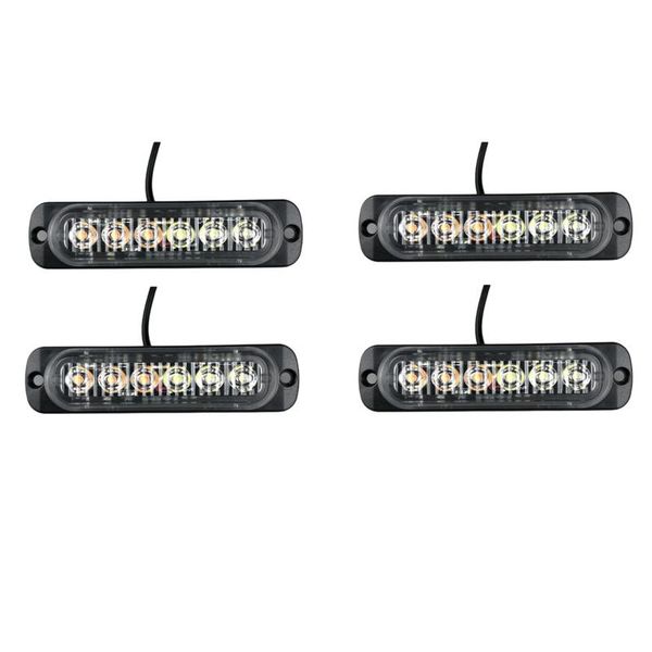 emergency lights 12-24v highlight single row 6led truck warning light motorcycle modified flashing strobe 4pcs
emergency lights 12-24v highlight single row 6led truck warning light motorcycle modified flashing strobe 4pcs