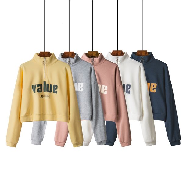 short stand hoodies women spring and autumn thin loose korean version 2021 new fashion ins high waist collar o9av, Black 
short stand hoodies women spring and autumn thin loose korean version 2021 new fashion ins high waist collar o9av, Black