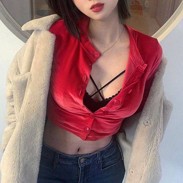 vintage velvet black cardigan gothic o neck long sleeve crop women streetwear casual button up autumn cardigan, White
vintage velvet black cardigan gothic o neck long sleeve crop women streetwear casual button up autumn cardigan, White