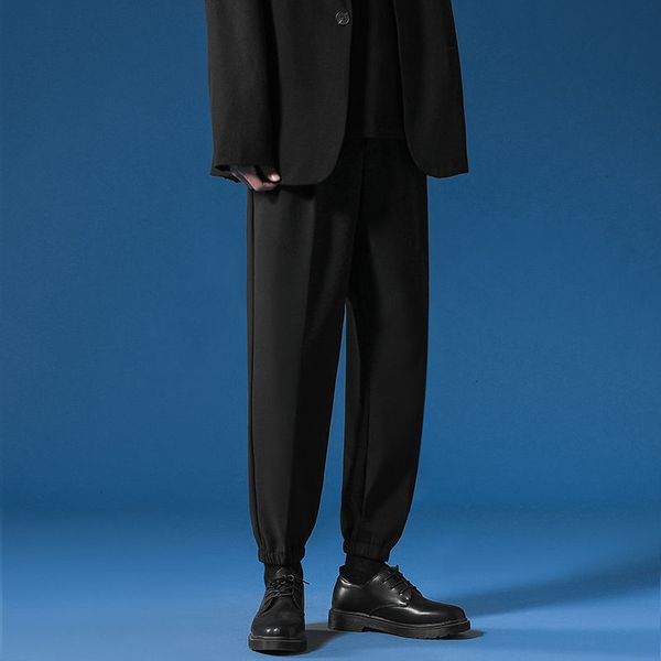 2021 style straight men's fashion solid color business casual men social suit pants mens trousers pu6k, Black
2021 style straight men's fashion solid color business casual men social suit pants mens trousers pu6k, Black