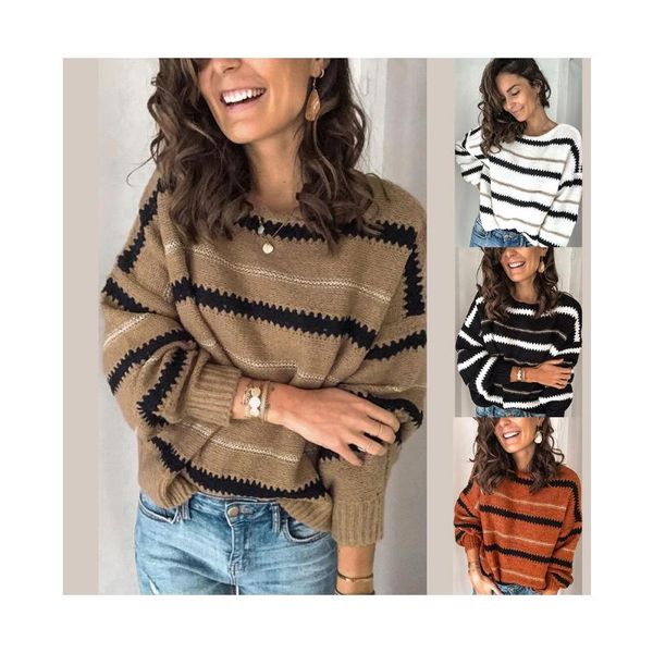 women ladies winter warm loose round neck long sleeve pullover sweater outerwear, White;black
women ladies winter warm loose round neck long sleeve pullover sweater outerwear, White;black