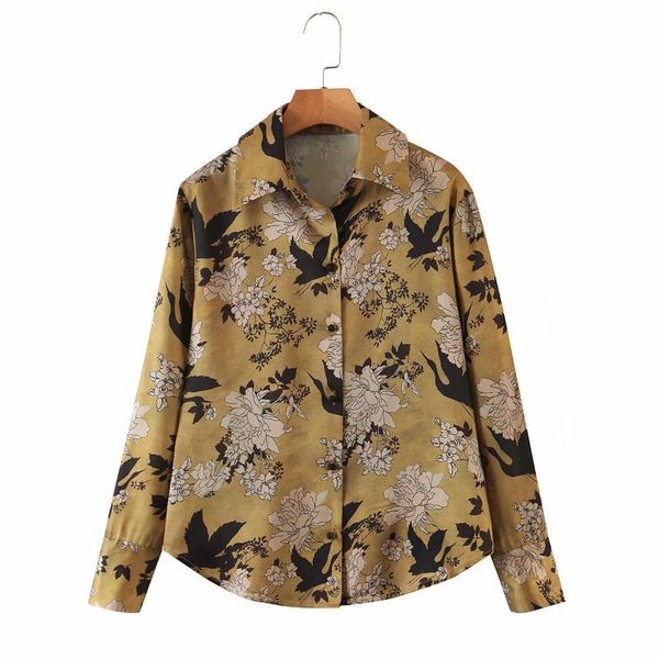 women's blouses & shirts retro vintage women blouse elegant turn down collar full long sleeves shirt femme floral print brown blusas mu, White
women's blouses & shirts retro vintage women blouse elegant turn down collar full long sleeves shirt femme floral print brown blusas mu, White