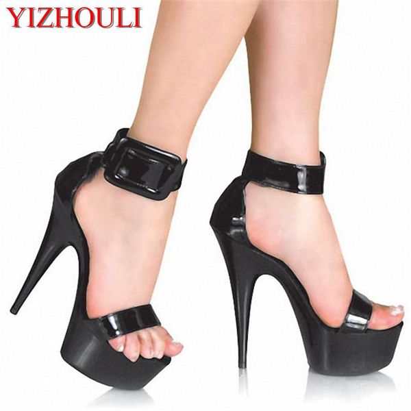 dress shoes 15cm fashion pure color ultra high heels, posed the catwalk props high-heeled sandals, Black
dress shoes 15cm fashion pure color ultra high heels, posed the catwalk props high-heeled sandals, Black