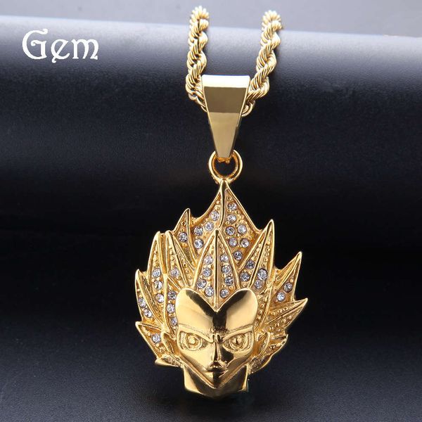 seven dragon pearl wukong stainless steel rhinestone saiya pendant color preserving electroplating wukong head gift souvenir jewelry, Silver
seven dragon pearl wukong stainless steel rhinestone saiya pendant color preserving electroplating wukong head gift souvenir jewelry, Silver
