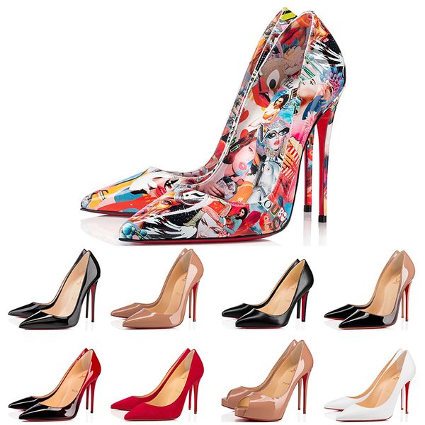 louboutin christian red bottoms designer shoes cl high heels 8 12cm brown so kate womens ladies dress part wedding genuine leather point, Black
louboutin christian red bottoms designer shoes cl high heels 8 12cm brown so kate womens ladies dress part wedding genuine leather point, Black