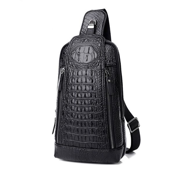 waist bags men leather crocodiles pattern chest bag sling crossbody adjustable strap earphone hole fashion fanny pack belt
waist bags men leather crocodiles pattern chest bag sling crossbody adjustable strap earphone hole fashion fanny pack belt