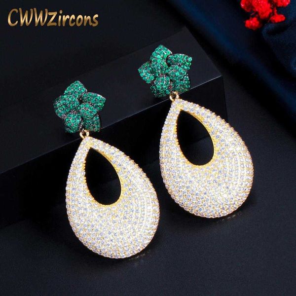 shiny green cubic zirconia paved flower round drop dangle women long party earrings for brides jewelry gift cz805 210714, Silver
shiny green cubic zirconia paved flower round drop dangle women long party earrings for brides jewelry gift cz805 210714, Silver
