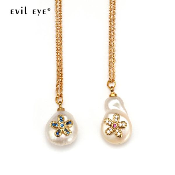 pendant necklaces evil eye long necklace gold statement copper chain flower pearl micro pave zircon jewelry gift for women ey6273, Silver
pendant necklaces evil eye long necklace gold statement copper chain flower pearl micro pave zircon jewelry gift for women ey6273, Silver
