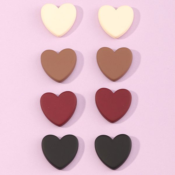 jewelry simple personality geometric fashion multicolor series round love earrings, Silver
jewelry simple personality geometric fashion multicolor series round love earrings, Silver