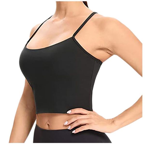 women's tanks & camis fashion women sleeveless casual vest ladies chest pad movement short tank lady female summer beach clothes, White
women's tanks & camis fashion women sleeveless casual vest ladies chest pad movement short tank lady female summer beach clothes, White