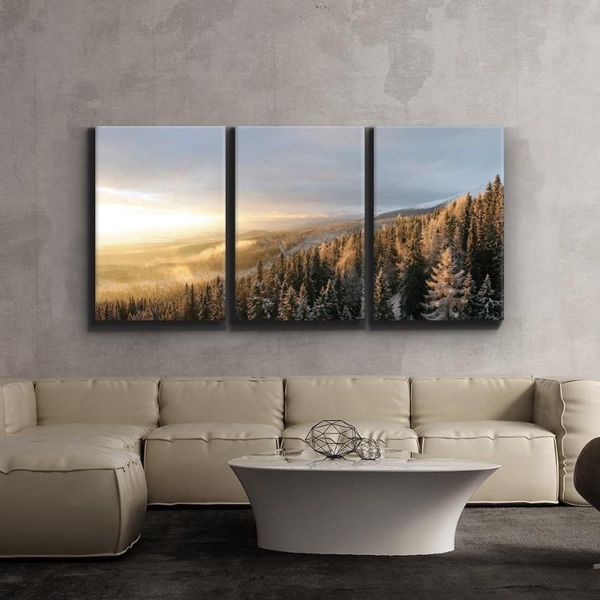 metal painting 3 piece canvas print contemporary art modern wall decor winter forest snow giclee artwork gallery wrapped stretcher bars 
metal painting 3 piece canvas print contemporary art modern wall decor winter forest snow giclee artwork gallery wrapped stretcher bars