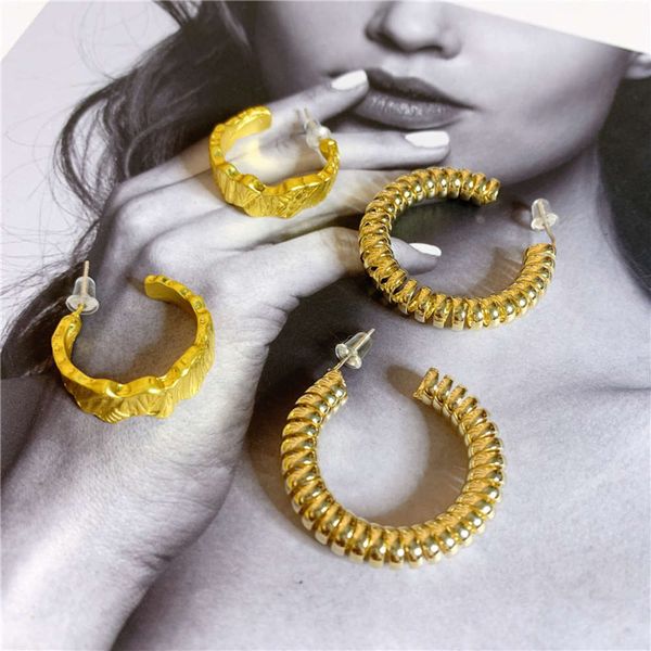 hbp fashion simple cold wind metal spiral irregular wavy small and exquisite niche versatile earrings, Silver
hbp fashion simple cold wind metal spiral irregular wavy small and exquisite niche versatile earrings, Silver