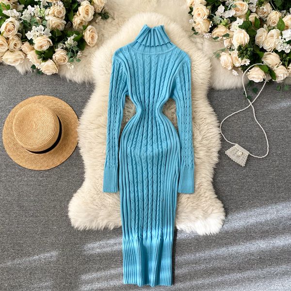 2021 winter bodycon women slim long sleeve turtleneck sweater es new fashion midi vestidos mujer jllu, Black;gray
2021 winter bodycon women slim long sleeve turtleneck sweater es new fashion midi vestidos mujer jllu, Black;gray