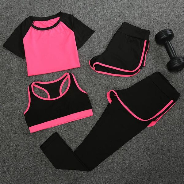 two piece dress fitness suit women's summer jacket running quick-drying four-piece set, White
two piece dress fitness suit women's summer jacket running quick-drying four-piece set, White