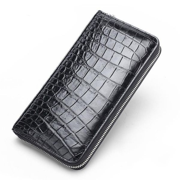 crocodile leather wallet men's leather clutch casual crocodile belly long wallet men's clutch bag money purse, Red;black
crocodile leather wallet men's leather clutch casual crocodile belly long wallet men's clutch bag money purse, Red;black