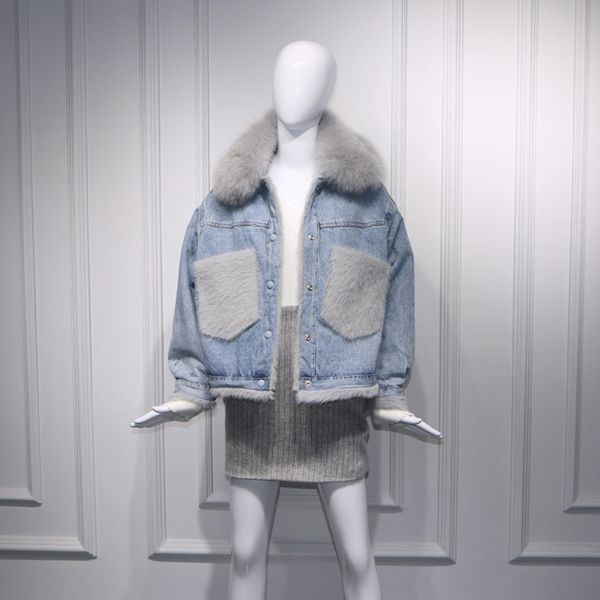 women winter jackets jean coat fur collar denim jackets warm parkas female outwear elegant thick faux fur women clothing ll067 uhbc, Black;brown
women winter jackets jean coat fur collar denim jackets warm parkas female outwear elegant thick faux fur women clothing ll067 uhbc, Black;brown