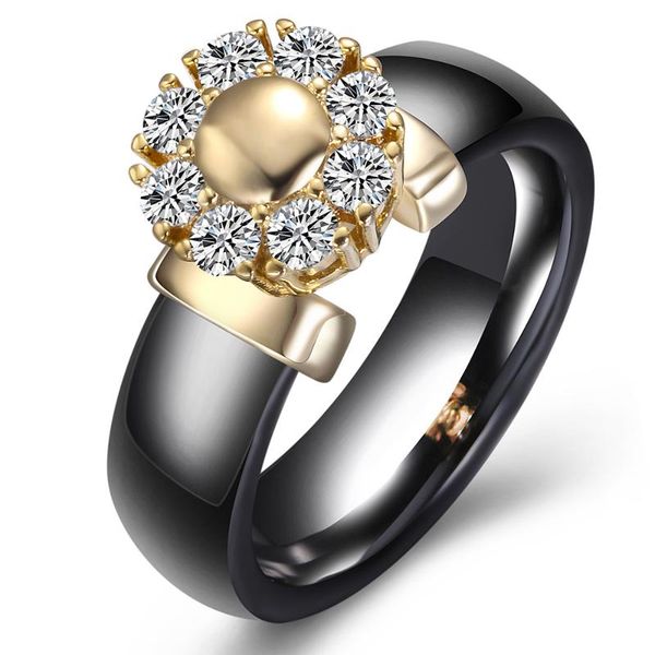 wedding rings 6mm white black ceramic plus cubic zirconia for women gold color stainless steel ring engagement jewelry, Slivery;golden
wedding rings 6mm white black ceramic plus cubic zirconia for women gold color stainless steel ring engagement jewelry, Slivery;golden