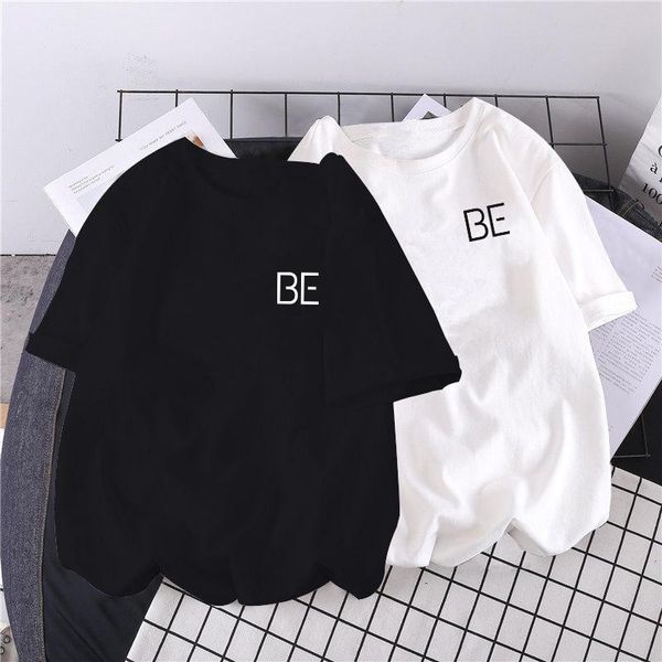 women's t-shirt 2021 be print harajuku kpop korean style short sleeve cute casual hip-hop top, White
women's t-shirt 2021 be print harajuku kpop korean style short sleeve cute casual hip-hop top, White